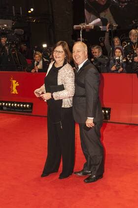 Kent Doyle Logsdon und seine Frau auf der Berlinale für den Film The Dinner 2017 Kent Doyle Logsdon und seine Frau auf der Berlinale für den Film The Dinner am 10.02.2017