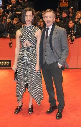 English actress Rebecca Hall and English actor Steve Coogan attend the screening of The Dinner at the Grand Hyatt Hotel in Berlin on February 10, 2017.  LON20170210226 PAULxTREADWAY