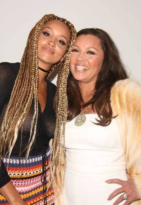February 10, 2017 - New York, New York, U.S. - LION BABE (JILLIAN HERVEY) and her mom VANESSA WILLIAMS attend the Pamella Roland F W 2017 Fashion Show.Pier 59, Chelsea Piers, NYC.February 10, 2017.Photos by , Photos Inc.2017 New York U.S. - ZUMAms4_ 20170210_zaf_ms4_002 Copyright: xSoniaxMoskowitzx