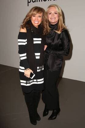February 10, 2017 - New York, New York, U.S. - SARA GORE, PAMELLA ROLAND attend the Pamella Roland F W 2017 Fashion Show.Pier 59, Chelsea Piers, NYC.February 10, 2017.Photos by , Photos Inc.2017 New York U.S. - ZUMAms4_ 20170210_zaf_ms4_030 Copyright: xSoniaxMoskowitzx