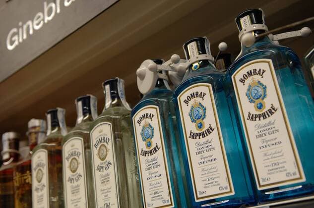 Bombay,London dry gin 