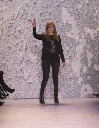 United States: Fashion week fall 2017 Nicole Miller Designer Nicole Miller walks for Nicole Miller collection during 2017 fall New York Fashion week at Clarkson Square  LevxRadin