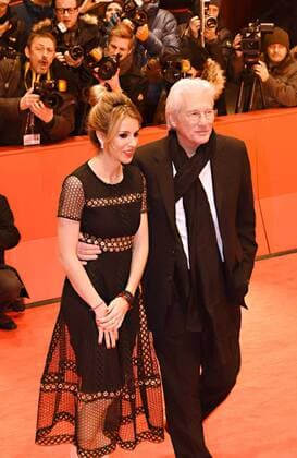 Red Carpet -The Dinner - Richard Gere und Freundin Alejandra 67. Berlinale