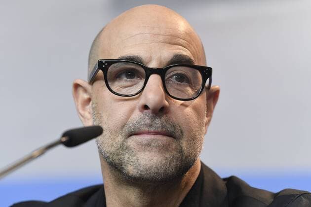 Regisseur Stanley Tucci während der Pressekonferenz zum Film FINAL PORTRAIT anlässlich der 67. Berlinale 67. Internationale Filmfestspiele Berlin