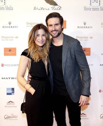 Chryssanthi Kavazi, Tom Beck bei Movie meets Media mit Writers Talk im PALACE Hotel Berlin.