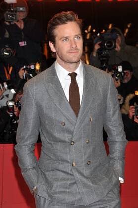 67th Berlin International Film Festival. Red Carpet film Final Portrait . Pictured: Armie Hammer  Copyright: xLennyx xIPAx xPoolxRoma2x