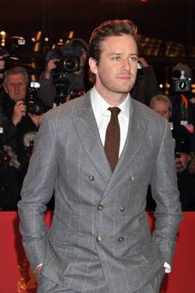 67th Berlin International Film Festival. Red Carpet film Final Portrait . Pictured: Armie Hammer  Copyright: xLennyx xIPAx xPoolxRoma2x
