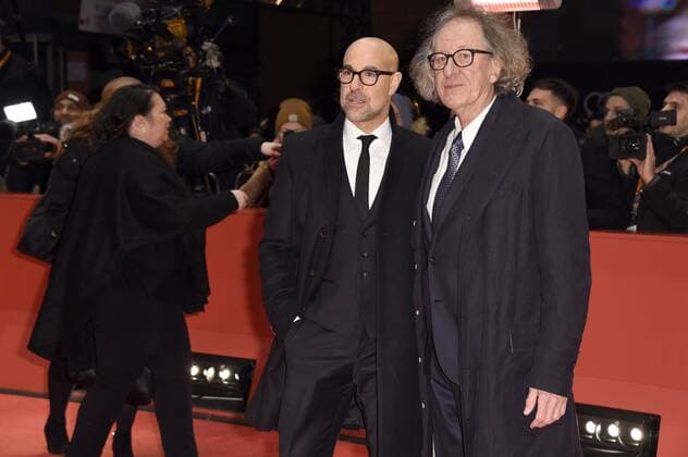 Stanley Tucci and Geoffrey Rush attending the Final Portraitr premiere at the 67th Berlin International Film Festival Berlinale 2017 at Berlinale Palast on February 11, 2017 in Berlin, Germany. Foto:xF.xKernx xFuturexImage