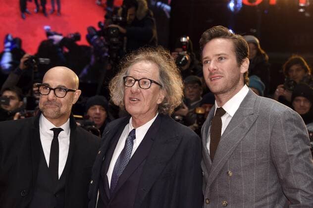 Stanley Tucci, Geoffrey Rush and Armie Hammer attending the Final Portraitr premiere at the 67th Berlin International Film Festival Berlinale 2017 at Berlinale Palast on February 11, 2017 in Berlin, Germany. Foto:xF.xKernx xFuturexImage