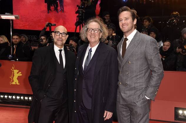 Stanley Tucci, Geoffrey Rush and Armie Hammer attending the Final Portraitr premiere at the 67th Berlin International Film Festival Berlinale 2017 at Berlinale Palast on February 11, 2017 in Berlin, Germany. Foto:xF.xKernx xFuturexImage