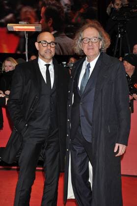 67th Berlin International Film Festival. Red Carpet film Final Portrait . Pictured: Joeffery Rush, Stanley Tucci  Copyright: xLennyx xIPAx xPoolxRoma2x