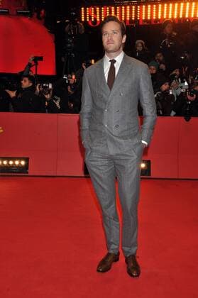 67th Berlin International Film Festival. Red Carpet film Final Portrait . Pictured: Armie Hammer  Copyright: xLennyx xIPAx xPoolxRoma2x