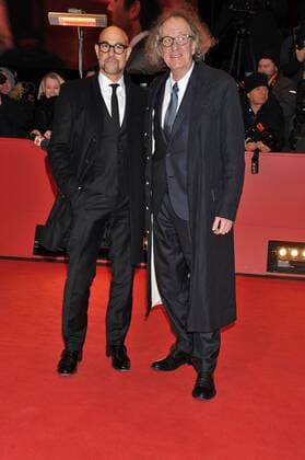 67th Berlin International Film Festival. Festival Internazionale del Cinema di Berlino. Red Carpet film Final Portrait . Pictured: Joeffery Rush, Stanley Tucci  Copyright: xLennyx xIPAx xPoolxRoma2x