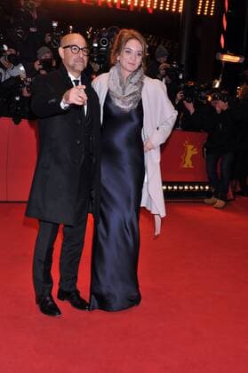 67th Berlin International Film Festival. Festival Internazionale del Cinema di Berlino. Red Carpet film Final Portrait . Pictured: Stanley Tucci, Felicity Blunt  Copyright: xLennyx xIPAx xPoolxRoma2x