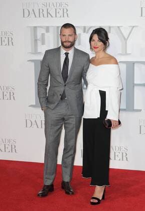 Northern Irish actor Jamie Dornan and wife Amelia Warner attending the Fifty Shades Darker UK premiere, held at London s Odeon Leicester Square. FEBRUARY 9th 2017  GBHx17302