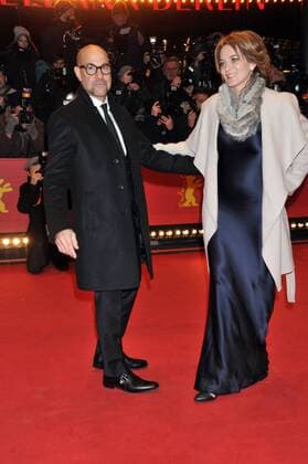 67th Berlin International Film Festival. Festival Internazionale del Cinema di Berlino. Red Carpet film Final Portrait . Pictured: Stanley Tucci, Felicity Blunt  Copyright: xLennyx xIPAx xPoolxRoma2x