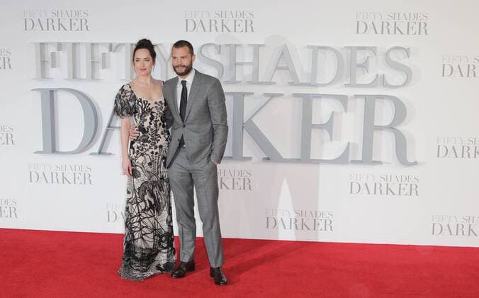 American actress Dakota Johnson and Northern Irish actor Jamie Dornan attending the Fifty Shades Darker UK premiere, held at London s Odeon Leicester Square. FEBRUARY 9th 2017  GBHx17302