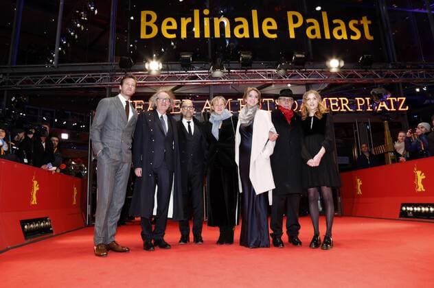 Armie Hammer, Geoffrey Rush, Sylvie Testud, Felicity Blunt, Dieter Kosslick and Clemence Poesy attending the Final Portraitr premiere at the 67th Berlin International Film Festival Berlinale 2017 at Berlinale Palast on February 11, 2017 in Berlin, Germany. Foto:xD.xBedrosianx xFuturexImage