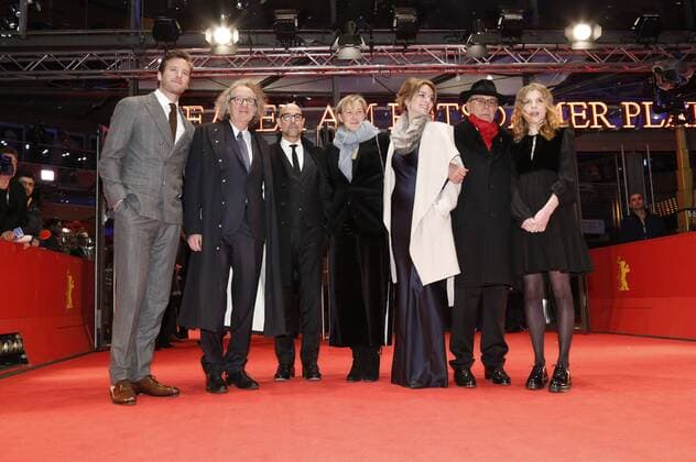 Armie Hammer, Geoffrey Rush, Sylvie Testud, Felicity Blunt, Dieter Kosslick and Clemence Poesy attending the Final Portraitr premiere at the 67th Berlin International Film Festival Berlinale 2017 at Berlinale Palast on February 11, 2017 in Berlin, Germany. Foto:xD.xBedrosianx xFuturexImage