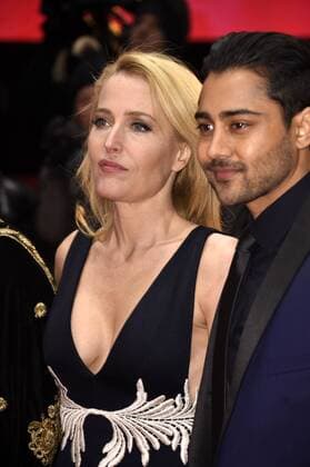 Gillian Anderson and Manish Dayal attending the Viceroy s House premiere at the 67th Berlin International Film Festival Berlinale 2017 at Berlinale Palast on February 12, 2017 in Berlin, Germany. Foto:xF.xKernx xFuturexImage