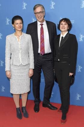 Sahra Wagenknecht, Dietmar Bartsch und Katja Kipping bei der Premiere von Le jeune Karl Marx The Young Karl Marx Der junge Karl Marx auf der Berlinale 2017 67. Internationale Filmfestspiele Berlin im Friedrichstadt-Palast. Berlin, 12.02.2017 Foto:xC.xNiehausx xFuturexImage