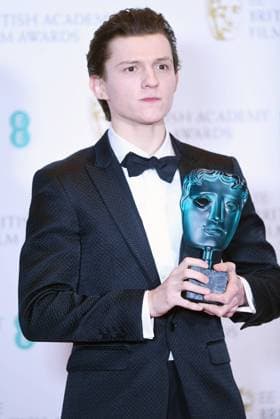 British actor Tom Holland attends the EE British Academy Film Awards at Royal Albert Hall in London on February 12, 2017.  LON20170212140 RUNExHELLESTAD