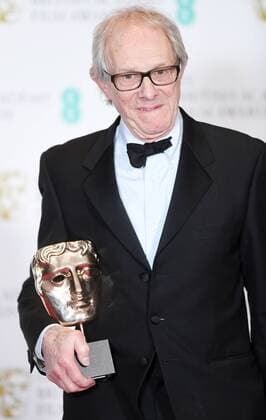British director Ken Loach attends the EE British Academy Film Awards at Royal Albert Hall in London on February 12, 2017.  LON20170212141 RUNExHELLESTAD