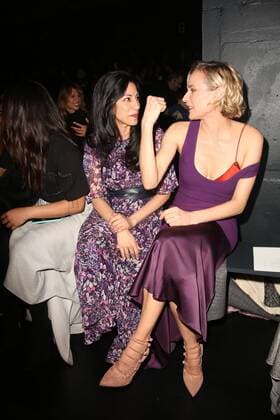 February 12, 2017 - New York, New York, U.S. - HUMA ABEDIN, DIANE KRUGER attends the Prabal Gurung F W 2017 Fashion Show.Skylight Clarkson Sq, NYC.February 12, 2017.Photos by , Photos Inc.2017 New York U.S. - ZUMAms4_ 20170212_zaf_ms4_025 Copyright: xSoniaxMoskowitzx