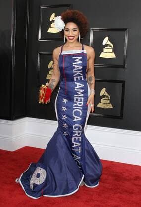February 12, 2017 - Los Angeles, CA, United States - 12 February 2017 - Los Angeles, California - Joy Villa. 59th Annual GRAMMY Awards held at the Staples Center. Photo Credit: AdMedia Los Angeles United States - ZUMAa123 20170212_zaa_a123_112 Copyright: xAdmediax
