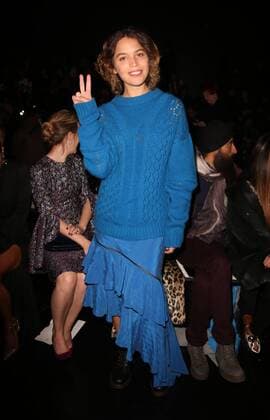 February 12, 2017 - New York, New York, U.S. - CLEO WADE attends the Prabal Gurung F W 2017 Fashion Show.Skylight Clarkson Sq, NYC.February 12, 2017.Photos by , Photos Inc.2017 New York U.S. - ZUMAms4_ 20170212_zaf_ms4_029 Copyright: xSoniaxMoskowitzx