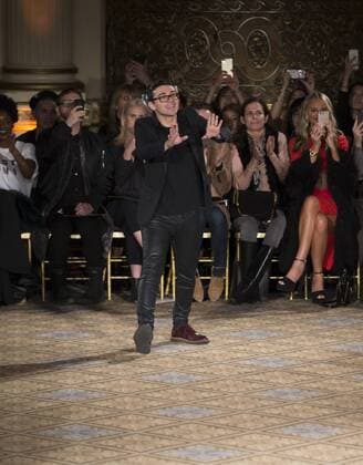 New York: Fashion Week Fall 2017 Christian Siriano Designer Christian Siriano walks runway for Christian Siriano collection during New York Fashion week Fall 2017 at Plaza Hotel  LevxRadin