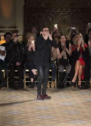 New York: Fashion Week Fall 2017 Christian Siriano Designer Christian Siriano walks runway for Christian Siriano collection during New York Fashion week Fall 2017 at Plaza Hotel  LevxRadin