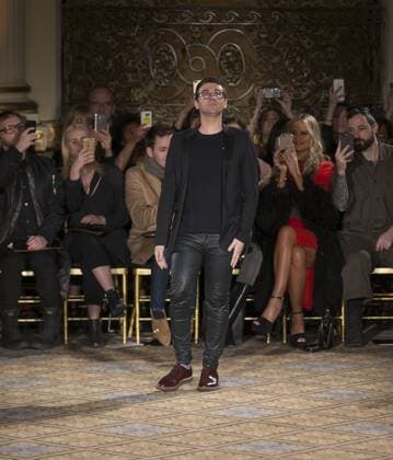 New York: Fashion Week Fall 2017 Christian Siriano Designer Christian Siriano walks runway for Christian Siriano collection during New York Fashion week Fall 2017 at Plaza Hotel  LevxRadin