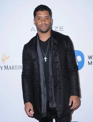 February 12, 2017 - Los Angeles, CA, United States - 12 February 2017 - Los Angeles, California - Russell Wilson. Warner Music Group Hosts Annual Grammy Celebration held at Milk Studios. Photo Credit: AdMedia Los Angeles United States - ZUMAa123 20170212_zaa_a123_218 Copyright: xBirdiexThompsonx
