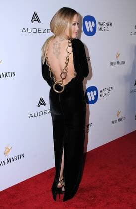 February 12, 2017 - Los Angeles, CA, United States - 12 February 2017 - Los Angeles, California - Rita Ora. Warner Music Group Hosts Annual Grammy Celebration held at Milk Studios. Photo Credit: AdMedia Los Angeles United States - ZUMAa123 20170212_zaa_a123_226 Copyright: xBirdiexThompsonx