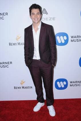 February 12, 2017 - Los Angeles, CA, United States - 12 February 2017 - Los Angeles, California - Austin Mahone. Warner Music Group Hosts Annual Grammy Celebration held at Milk Studios. Photo Credit: AdMedia Los Angeles United States - ZUMAa123 20170212_zaa_a123_233 Copyright: xBirdiexThompsonx