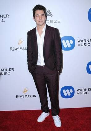 February 12, 2017 - Los Angeles, CA, United States - 12 February 2017 - Los Angeles, California - Austin Mahone. Warner Music Group Hosts Annual Grammy Celebration held at Milk Studios. Photo Credit: AdMedia Los Angeles United States - ZUMAa123 20170212_zaa_a123_235 Copyright: xBirdiexThompsonx