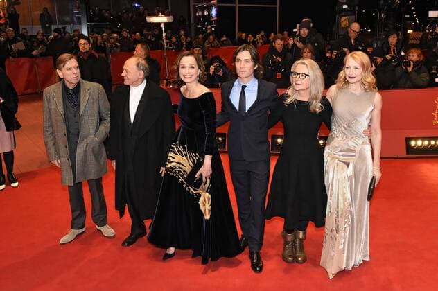 Timothy Spall, Bruno Ganz, Kristin Scott Thomas, Cillian Murphy, Sally Potter and Patricia Clarkson attending The Party premiere at the 67th Berlin International Film Festival Berlinale 2017 at Berlinale Palast on February 13, 2017 in Berlin, Germany. Foto:xC.xNiehausx xFuturexImage