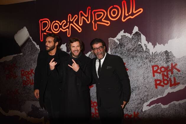 215527 Serge Arnal Starface 2017-02-13 Paris France Premiere du film Rock n Roll a Paris. ARNAL Canet, Guillaume; Nucci, Maxim ( Yodelice ); Attal, Alain  Copyright: xSergexArnalx xStarfacex STAR_215527_018