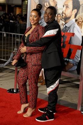Tracy Morgan & wife Megan Wollover FIST FIGHT FILM PREMIERE Los Angeles Patrick Rideaux PicturePerfect