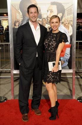 Noah Wyle & wife Sara Wells FIST FIGHT FILM PREMIERE Los Angeles Patrick Rideaux PicturePerfect