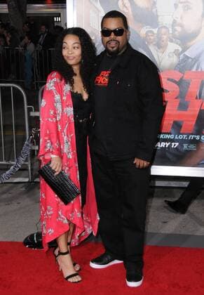 February 13, 2017 - Westwood, CA, United States - 13 February 2017 - Westwood, California - Kimberly Woodruff, Ice Cube. Fist Fight Los Angeles premiere held at Regency Village Theatre. Photo Credit: AdMedia Westwood United States - ZUMAa123 20170213_zaa_a123_024 Copyright: xBirdiexThompsonx