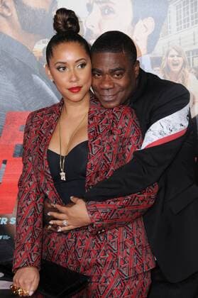 February 13, 2017 - Westwood, CA, United States - 13 February 2017 - Westwood, California - Tracy Morgan, Megan Wollover. Fist Fight Los Angeles premiere held at Regency Village Theatre. Photo Credit: AdMedia Westwood United States - ZUMAa123 20170213_zaa_a123_076 Copyright: xBirdiexThompsonx