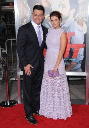 February 13, 2017 - Westwood, CA, United States - 13 February 2017 - Westwood, California - Nick Swisher, JoAnna Garcia Swisher. Fist Fight Los Angeles premiere held at Regency Village Theatre. Photo Credit: AdMedia Westwood United States - ZUMAa123 20170213_zaa_a123_082 Copyright: xBirdiexThompsonx