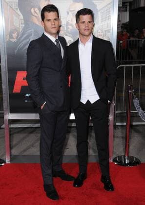 February 13, 2017 - Westwood, CA, United States - 13 February 2017 - Westwood, California - Max Carver, Charlie Carver. Fist Fight Los Angeles premiere held at Regency Village Theatre. Photo Credit: AdMedia Westwood United States - ZUMAa123 20170213_zaa_a123_083 Copyright: xBirdiexThompsonx