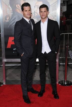 February 13, 2017 - Westwood, CA, United States - 13 February 2017 - Westwood, California - Max Carver, Charlie Carver. Fist Fight Los Angeles premiere held at Regency Village Theatre. Photo Credit: AdMedia Westwood United States - ZUMAa123 20170213_zaa_a123_084 Copyright: xBirdiexThompsonx