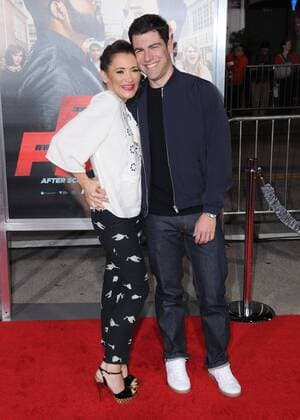 February 13, 2017 - Westwood, CA, United States - 13 February 2017 - Westwood, California - Max Greenfield. Fist Fight Los Angeles premiere held at Regency Village Theatre. Photo Credit: AdMedia Westwood United States - ZUMAa123 20170213_zaa_a123_095 Copyright: xBirdiexThompsonx