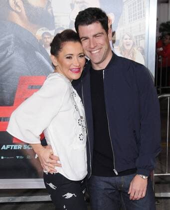 February 13, 2017 - Westwood, CA, United States - 13 February 2017 - Westwood, California - Max Greenfield. Fist Fight Los Angeles premiere held at Regency Village Theatre. Photo Credit: AdMedia Westwood United States - ZUMAa123 20170213_zaa_a123_099 Copyright: xBirdiexThompsonx