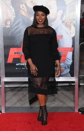 February 13, 2017 - Westwood, CA, United States - 13 February 2017 - Westwood, California - Ta Rhonda Jones. Fist Fight Los Angeles premiere held at Regency Village Theatre. Photo Credit: AdMedia Westwood United States - ZUMAa123 20170213_zaa_a123_115 Copyright: xBirdiexThompsonx