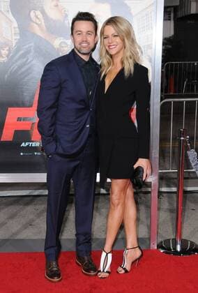 February 13, 2017 - Westwood, CA, United States - 13 February 2017 - Westwood, California - Katie Olson, Rob McElhenney. Fist Fight Los Angeles premiere held at Regency Village Theatre. Photo Credit: AdMedia Westwood United States - ZUMAa123 20170213_zaa_a123_137 Copyright: xBirdiexThompsonx
